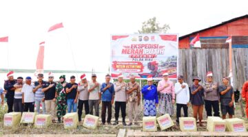 Kabid Humas Polda Riau Pimpin Ekspedisi Merah Putih di Sinaboi