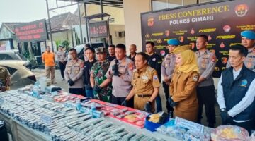 Publik Apresiasi Kapolres Cimahi dan Jajaran, Ungkap 506 Ribu Obat Keras dalam 10 Hari